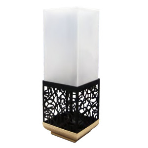Lawn lamp WD-C511 | Aluminum bollard light | hollow pattern | faux marble diffuser | LED | IP65