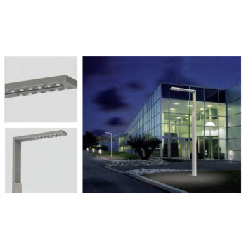 Landscape lamp WD-T058 | rectangle aluminum light | optical lens diffuser | COB LED | IP55