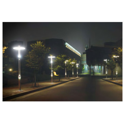 Landscape lamp WD-T339 | high quality aluminum | COB | UFO shape | hot-dip galvanizing steel tube