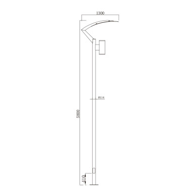 Landscape lamp WD-T131-A | High quality aluminum body | hot-dip galvanizing steel tube | COB LED