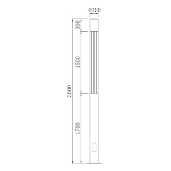 landscape lamp WD-T411 | High quality aluminum body | optical glass diffuser | rectangledesign