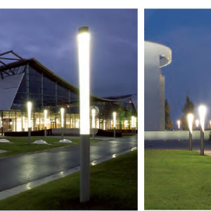 Aluminum landscape lamp | Rectangle light WD-T124 | PC diffuser | SMD LED | T5 | noble style