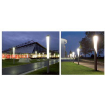 Aluminum landscape lamp | Rectangle light WD-T124 | PC diffuser | SMD LED | T5 | noble style