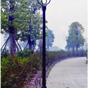 Landscape lamp WD-T426 | aluminum+stainless steel | CFL E27 | 4 meters high | noble design | IP55