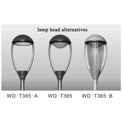 Landscape lamp WD-T365 | high quality aluminum | lamp head alternative | COB | CFL E27 | PC diffuser
