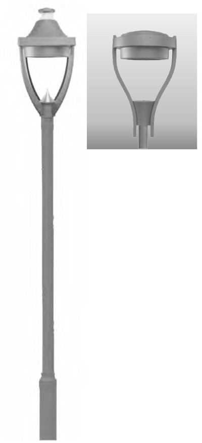Landscape lamp WD-T023 | rectangle design | High quality aluminum | tempered glass diffuser