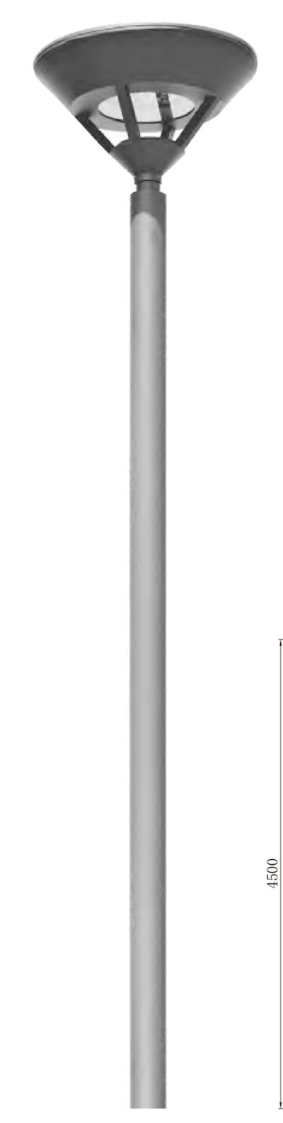 Landscape lamp WD-T049 | high quality aluminum light | tempered glass diffuser | reverse taper shape