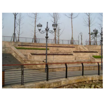 Landscape light WD-T517 | IP55 | stainless steel lamp head | CFL E27 | HQI-E | rectangle shape