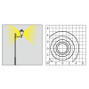 Landscape lamp WD-T406 | stainless steel head | hanging poster | tempered glass diffuser | IP55