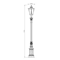 High quality aluminum | Landscape lamp WD-T210 | LED module | CFL E27 | for landscape lighting