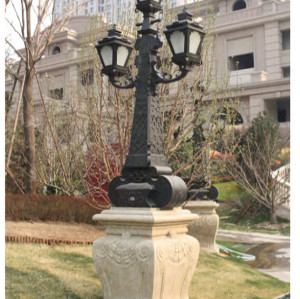 Landscape lamp WD-T288 | noble European design | aluminum and stainless steel | 5 lamp heads