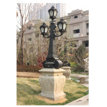 Landscape lamp WD-T288 | noble European design | aluminum and stainless steel | 5 lamp heads