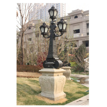 Landscape lamp WD-T288 | noble European design | aluminum and stainless steel | 5 lamp heads
