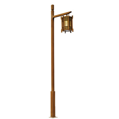 Landscape lamp | aluminum pole top light WD-T170 | rectangle head | LED module and CFL E27