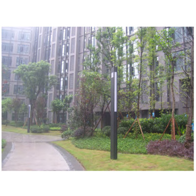 Landscape lamp WD-T246 | engrave decoration | Stainless steel body | faux marble diffuser | CFL E27