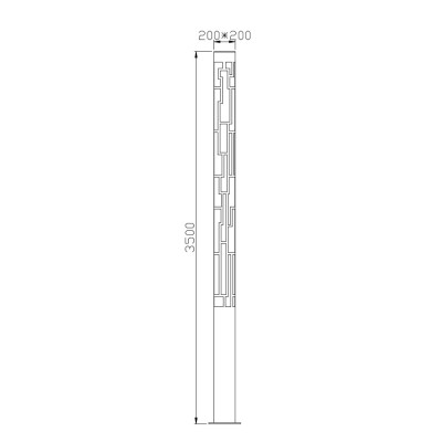 Landscape lamp WD-T525 | Customized  garden light | chinese classic style | window decorative | T5