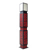 景观灯路灯W400*L400*H3000mm红黑中国古典风格
