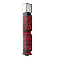 Landscape lamp street light W400*L400*H3000mm Red&black chinese classic style