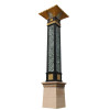 Whole pole flower hollow cut | Landscape lamp WD-T535 | Custom road lamp | IP55 | SMD or COB LED