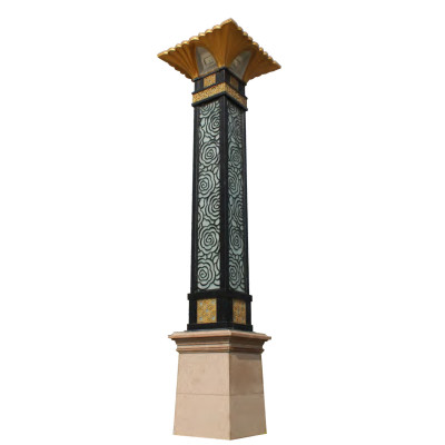 whole pole flower hollow cut luminous | Landscape street light WD-T535 | Custom road lamp | 3.5 meters high | IP55 | Suitable for gardens parks pathways | Available for both retail and wholesale