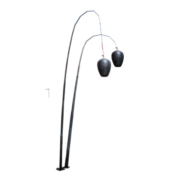 Garden bent pole light | Landscape lamp WD-T311 | modern design | Aluminum or polymer composites