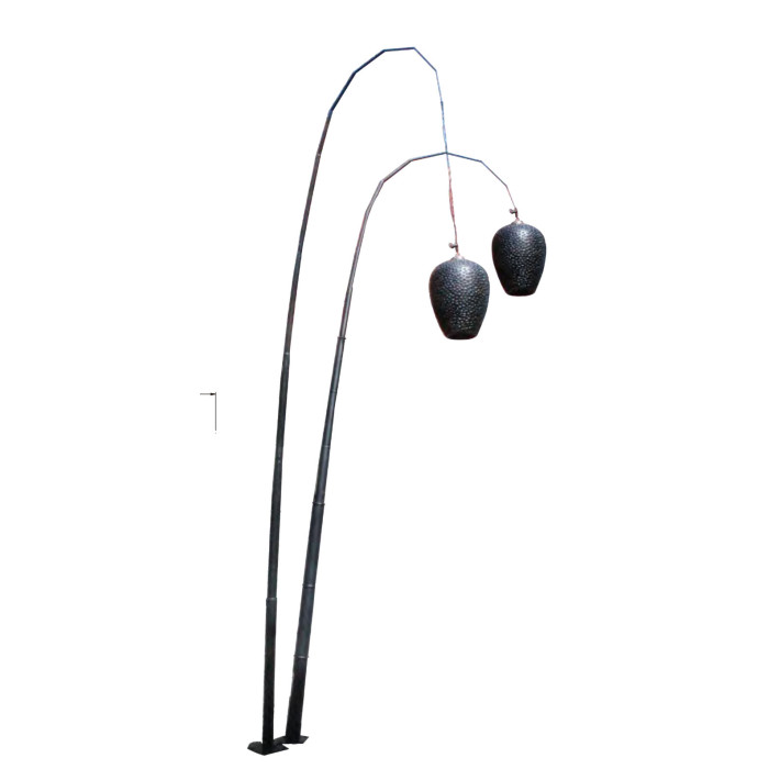 景观灯庭院灯杆灯弯杆现代设计盆灯头现代设计特殊设计WD-T311