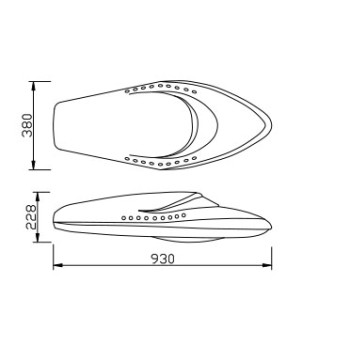 Street light WD-L033 | aluminum lamp head | hot-dip galvanizing pole | COB | optical lens diffuser