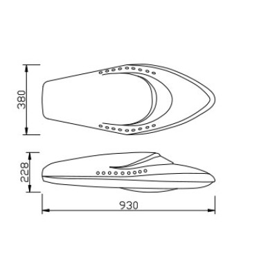 Street light WD-L033 | aluminum lamp head | hot-dip galvanizing pole | COB | optical lens diffuser