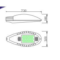 Street light WD-L048 | noble road lamp | hot-dip galvanizing pole | optical lens diffuser | IP65