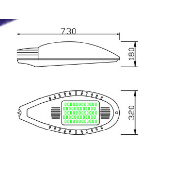 Street light WD-L048 | noble road lamp | hot-dip galvanizing pole | optical lens diffuser | IP65