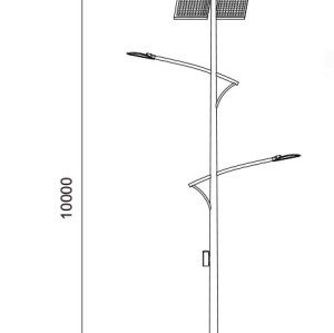 Street lightWD-L505 | noble road lamp | Wind-solar hybrid generator | optical lens | LED module