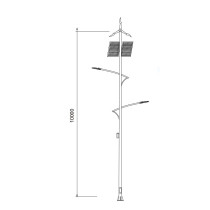 Street lightWD-L505 | noble road lamp | Wind-solar hybrid generator | optical lens | LED module