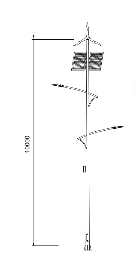 Street light/road lamp/Wind-solar hybrid generator