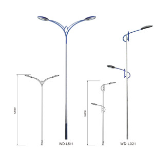 Street light WD-L104 | aluminum road lamp | HQI-E or NAV-T | PMMA Diffuser | 12M height