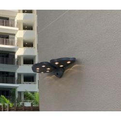 outdoor wall lamp customized butterfly flower wall light modern style CREE LED 16W Meanwell driver