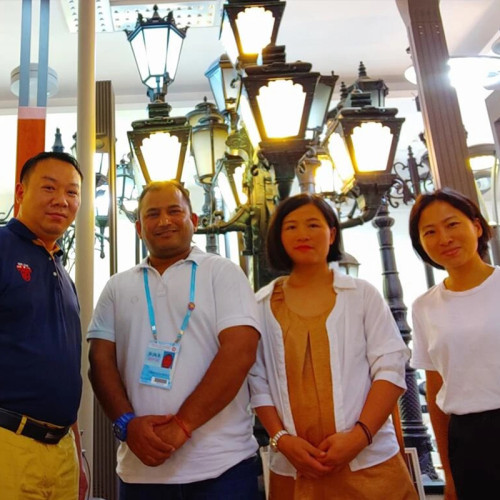 The Bahrain customers came to visit TFB factory