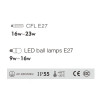 Wall lamp WD-B323 | Custom wall sconce | E27 CFL | IP65 | retro style | High-quality aluminum