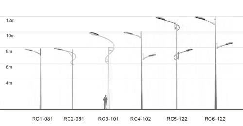 fashionable street light | road lamp WD-L007 | lamp pole alternative | aluminum head | IP65