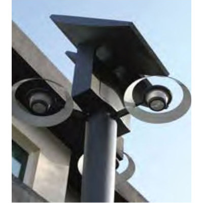 Solar landscaple light | pole top light WD-T108 | Three lamp heads | aluminum and stainless steel