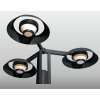 Solar landscaple light | pole top light WD-T108 | Three lamp heads | aluminum and stainless steel