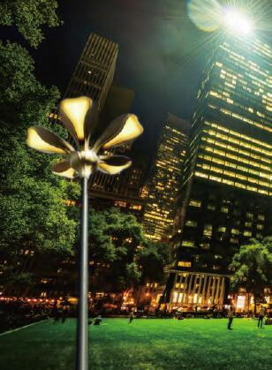 Landscape lamp WD-T410A | WD-T410B | Aluminum flower lamp head | hot dip galvanizing steel tube