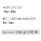 Aluminum wall luminaire | Custom | LED ball lamp WD-B051 | CFL E27 | explosion-proof glass | IP55