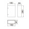 Wall lamp WD-B286 | cubic wall sconce | aluminum | LED | modern style | rectangle-shape | IP65