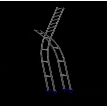 Square Lights | Luminaire LMC-03D1 | Aluminum lamp body | 30m flag pole light | PC lens diffuser
