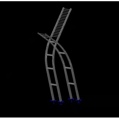 Square Lights | Luminaire LMC-03D1 | Aluminum lamp body | 30m flag pole light | PC lens diffuser