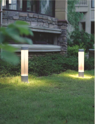 4 ways lighting direction Lawn lamp | bollard light WD-C253 | gentle lights | Led module 6w 9w 12w | special modern design | D120mm×600mm | for gardens parks pathways and more | retail and wholesale