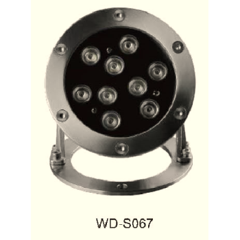 Underwater light WD-S067 | 304 stainless steel head | tempered glass diffuser | IP68 |Led module
