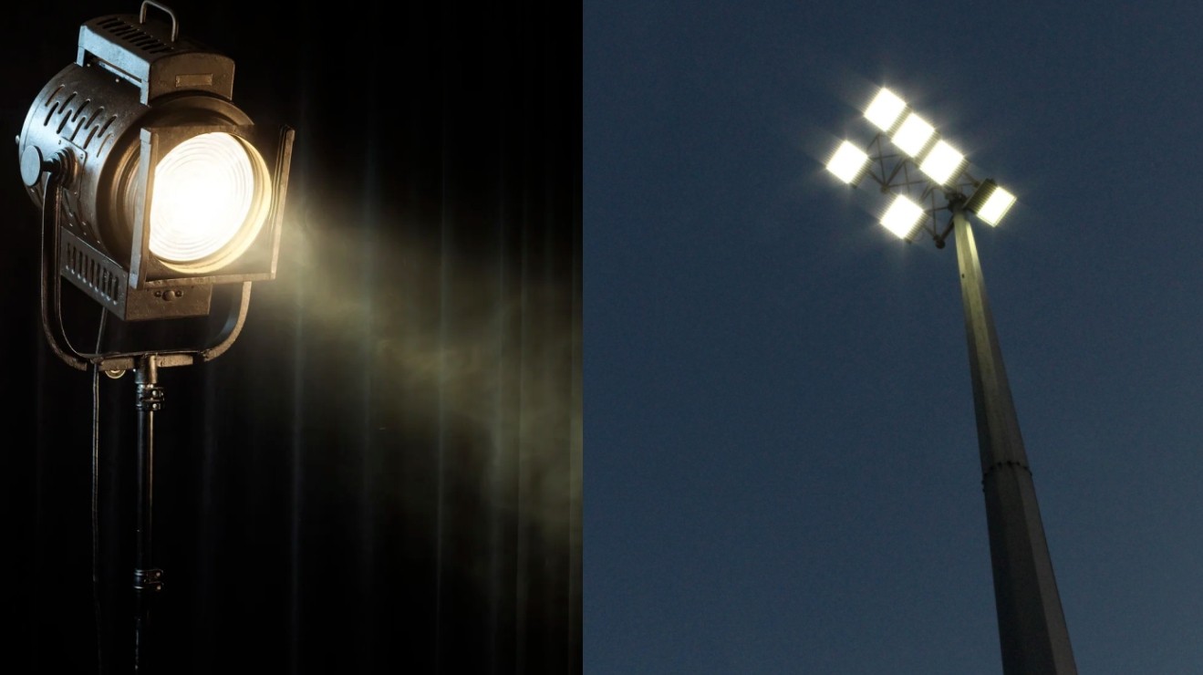 floodlight vs spotlight difference