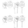 Spot light WD-S523 series | High-quality aluminum body | tempered glass diffuser | LED | COB