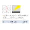 Aluminum spot light WD-S509 | MH(CDM)G12 | tempered glass diffuser | COB | MH(CDM)G12 | IP65